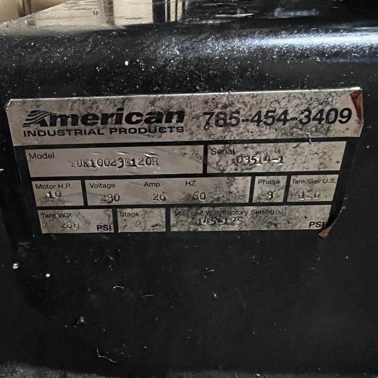 American Industrial Products Air Compressor 