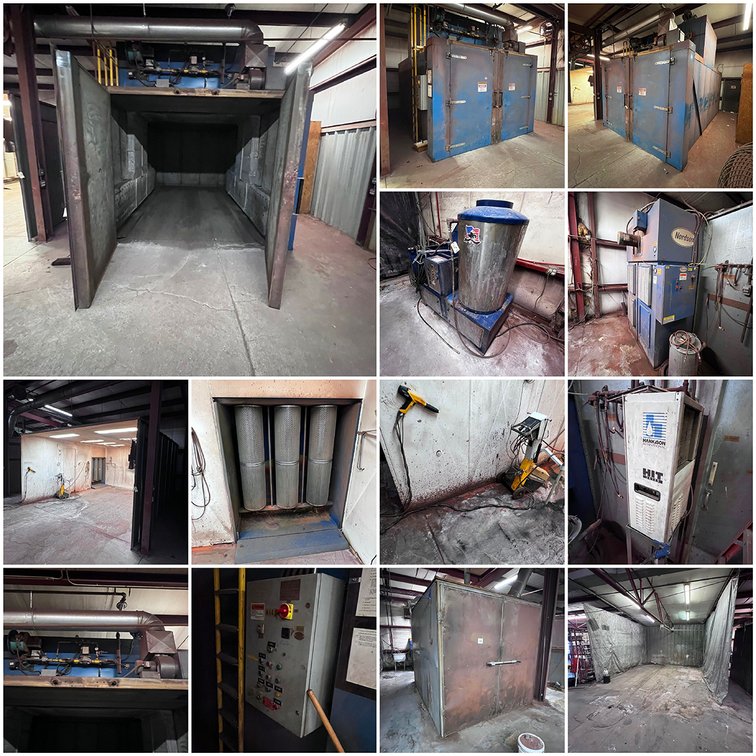 Full Powder Coating Spray Line System 