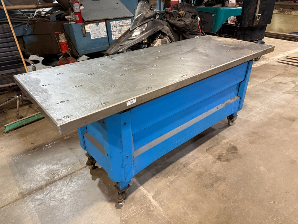 Rolling Work Shop Table