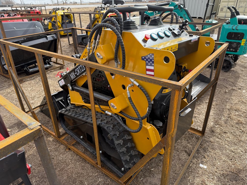 Unused 2025 AGT MX-CRT23 Track Type Stand-On Mini Skid Steer Loader - Gasoline