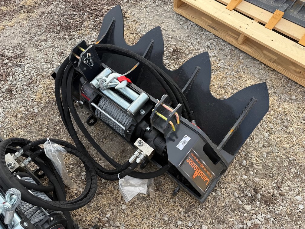 Unused LandHonor FW-13-15000G Hydraulic Skid Steer Logging Winch Attachment