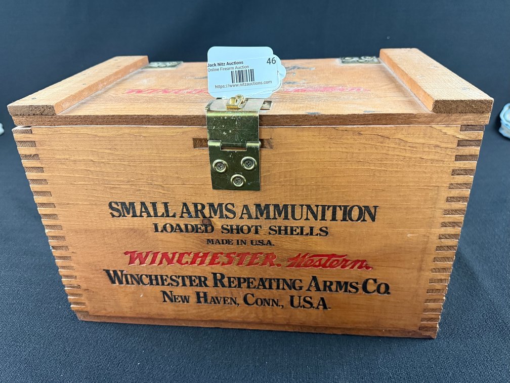 Winchester Reproduction Wood Ammo Box