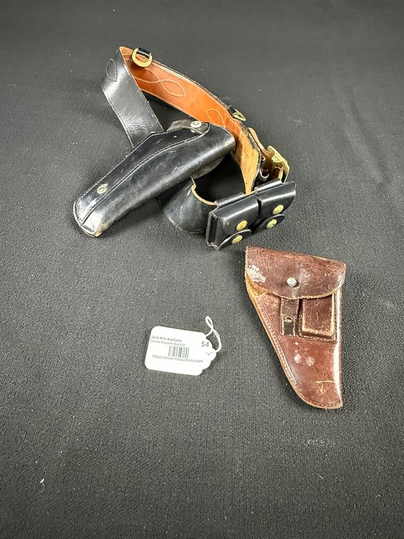(2) Leather Belt Holsters