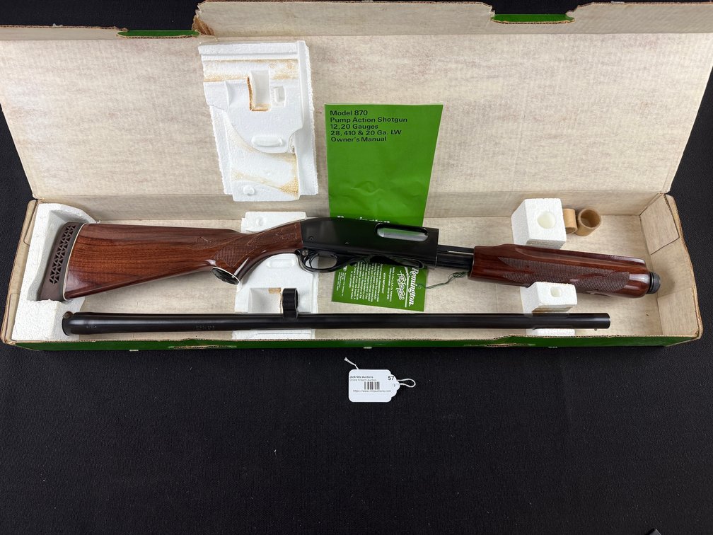 Remington 870 Wingmaster Pump Action Shotgun
