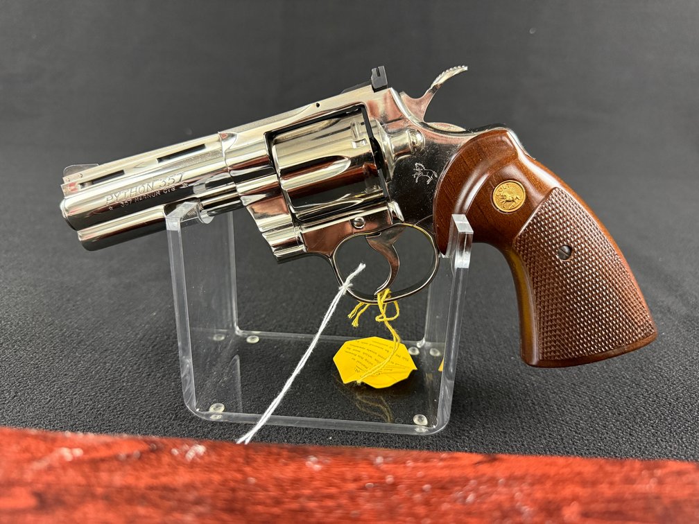 Colt Python Nickel Plated Revolver