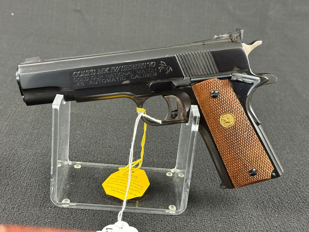 Colt Mark IV/Series 70 Gold Cup National Match Semi Auto Pistol