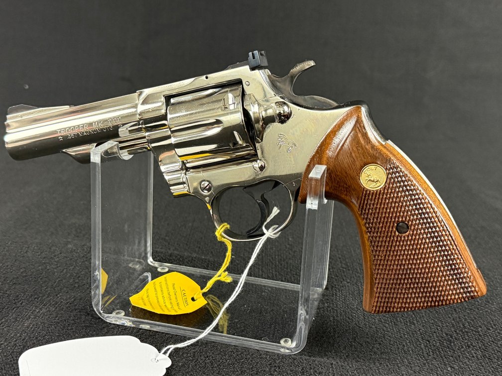 Colt Trooper MK III Nickel Plated Revolver