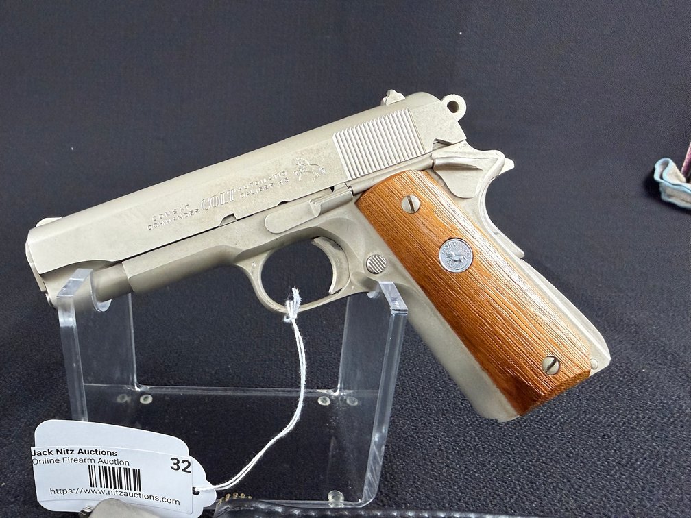 Colt Combat Commander Stainless Steel Semi Auto Pistol