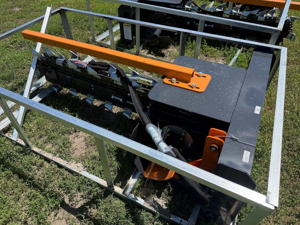Unused Wolverine TCR-12-48H Hydraulic Trencher Attachment for Skidloader
