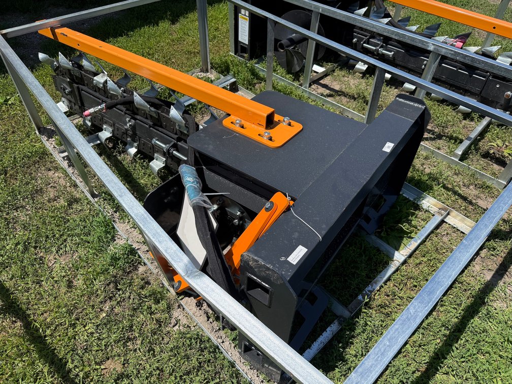 Unused Wolverine TCR-12-48H Hydraulic Trencher Attachment for Skidloader