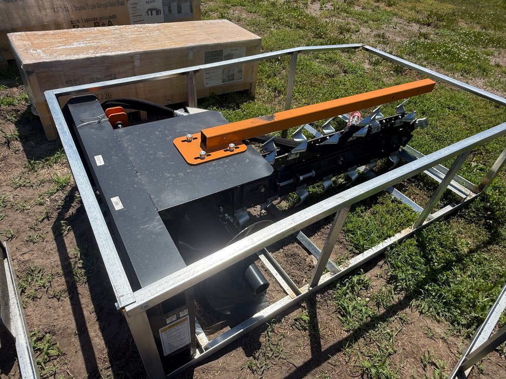 Unused Wolverine TCR-12-48H Hydraulic Trencher Attachment for Skidloader