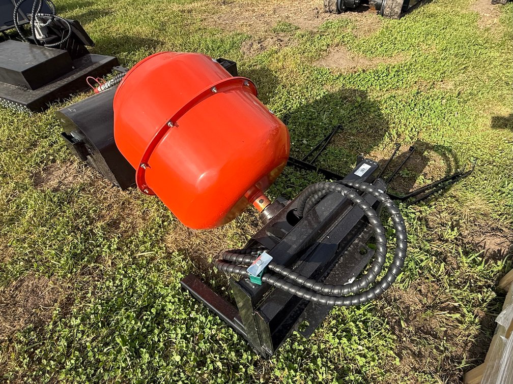 Unused SDLANCH Mini Skid Steer Mixing Drum Attachment
