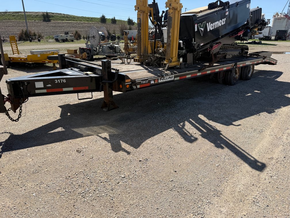 2010 Felling Flatbed Axle Flatbed Tag Trailer