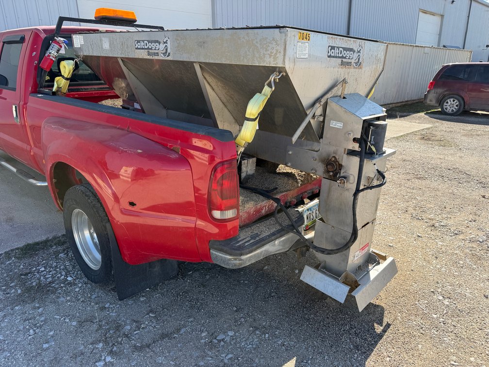 Buyers Salt Dogg 8 ft. Stainless Steel Slide-In Salt/Sand Spreader