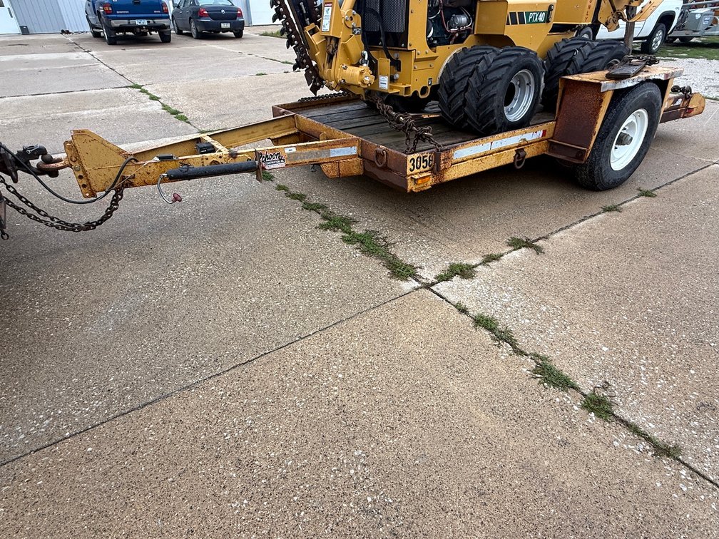 1985 Belshe Single Axle Tilt Deck Trailer