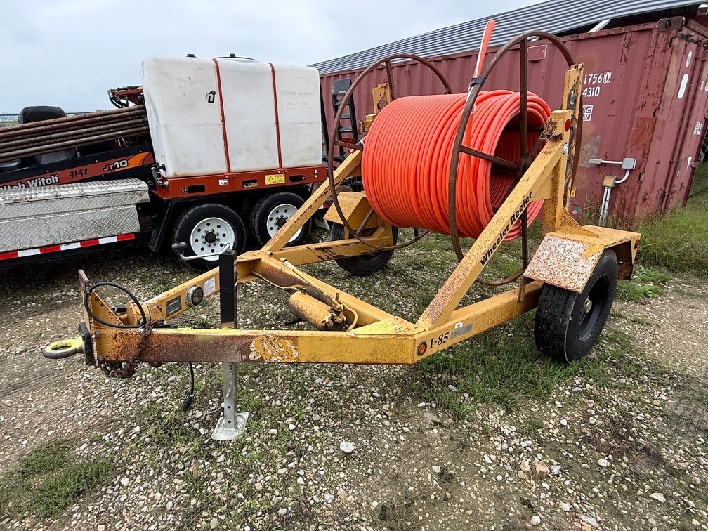 2012 Slabach Enterprises Wheeler Reeler Single Axle Reel Trailer