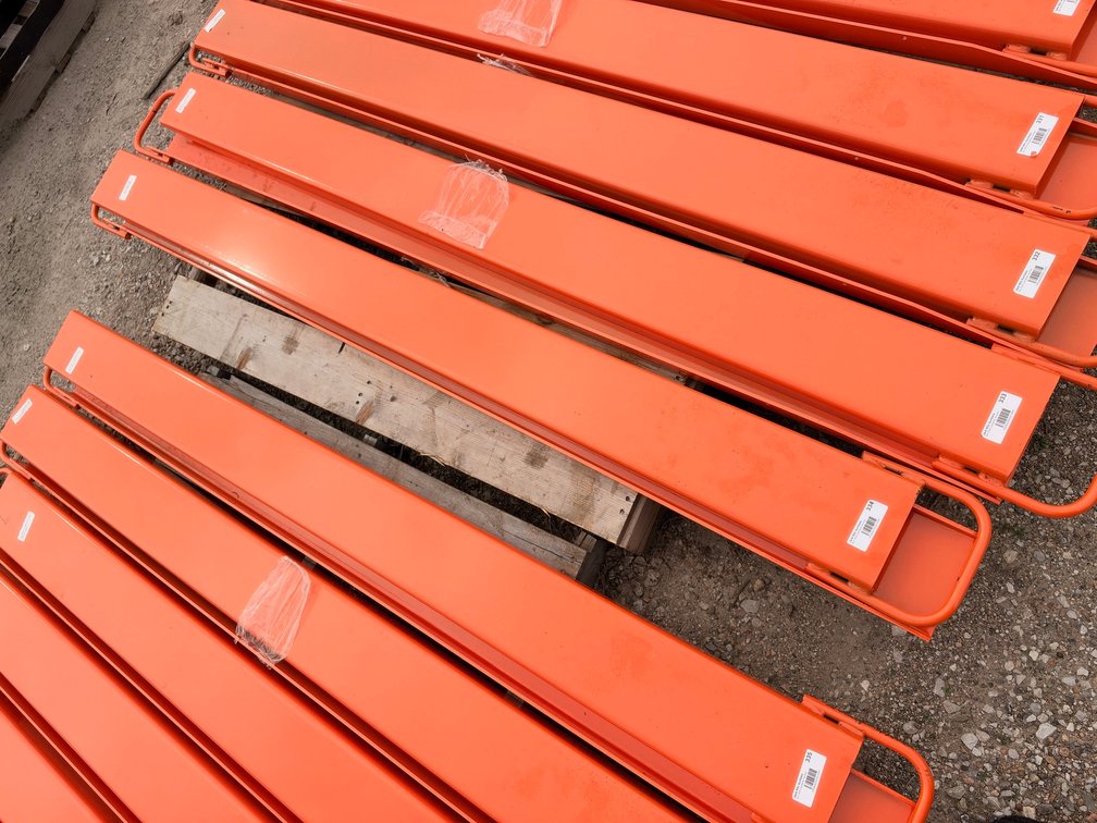 Pair or (2) Wolverine EX-66-78L Pallet Fork Extensions