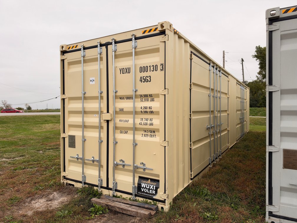 2026 40 ft. High Cube Multi Door Steel Shipping Container (Used 1 Trip)