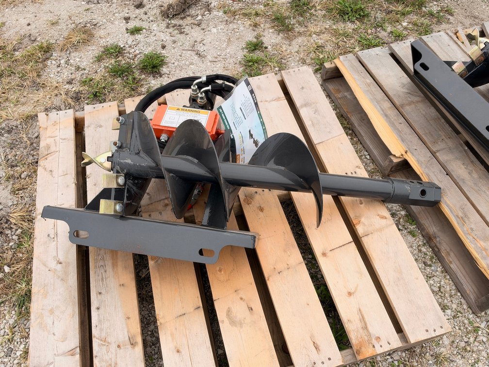 Wolverine MAD-12-12D Auger Drive & Bit Attachment for MINI Skid Steer Loaders
