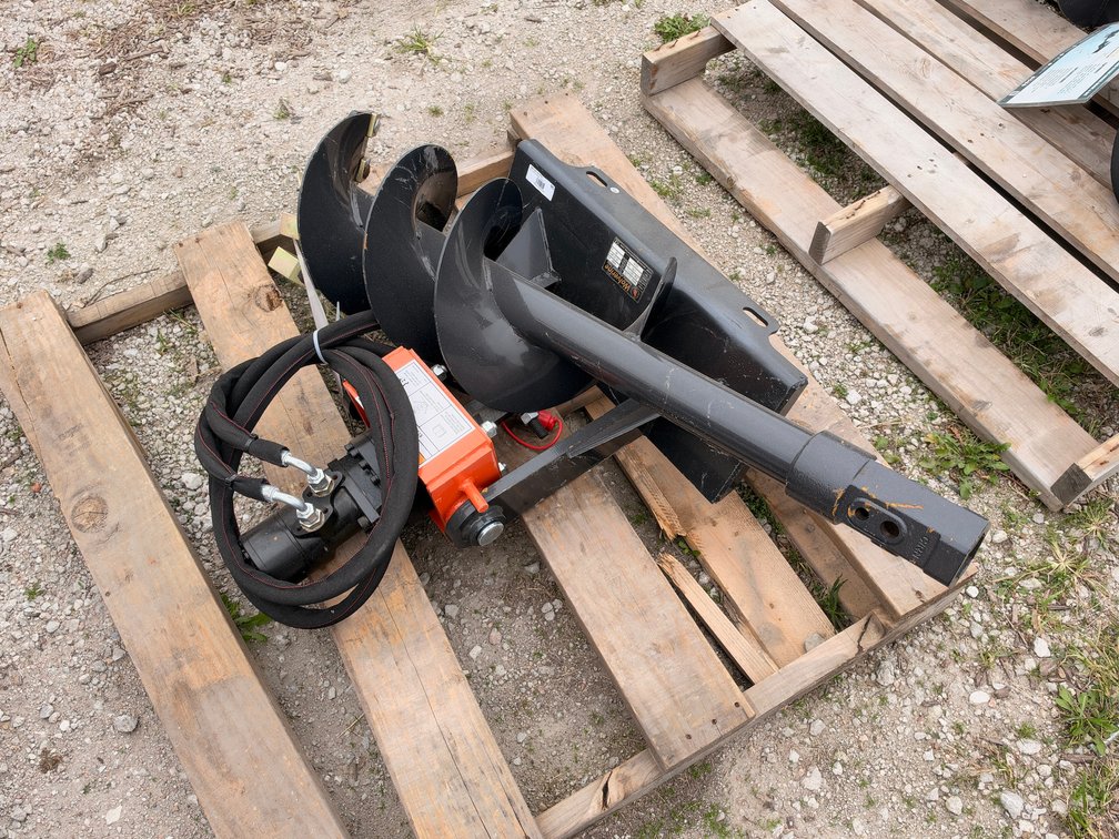 Wolverine MAD-12-12D Auger Drive & Bit Attachment for MINI Skid Steer Loaders