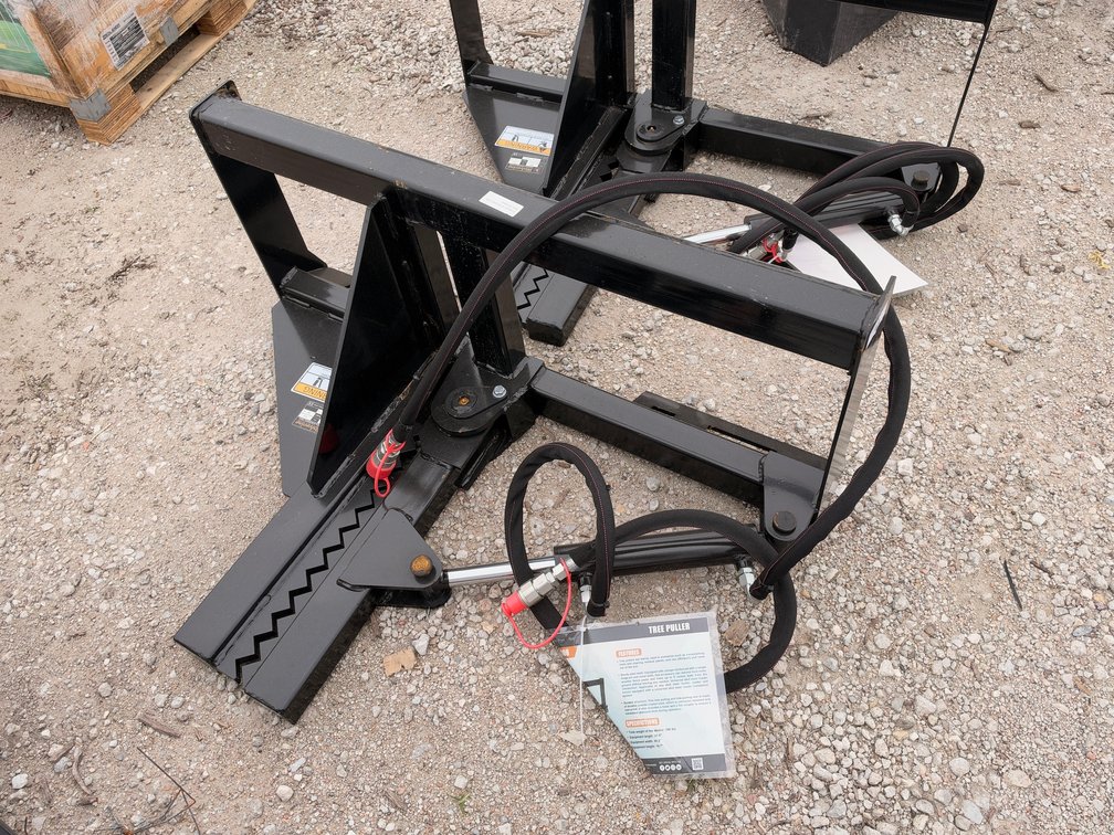 Wolverine TB08 Tree Puller Attachment for Skid Steer Loaders