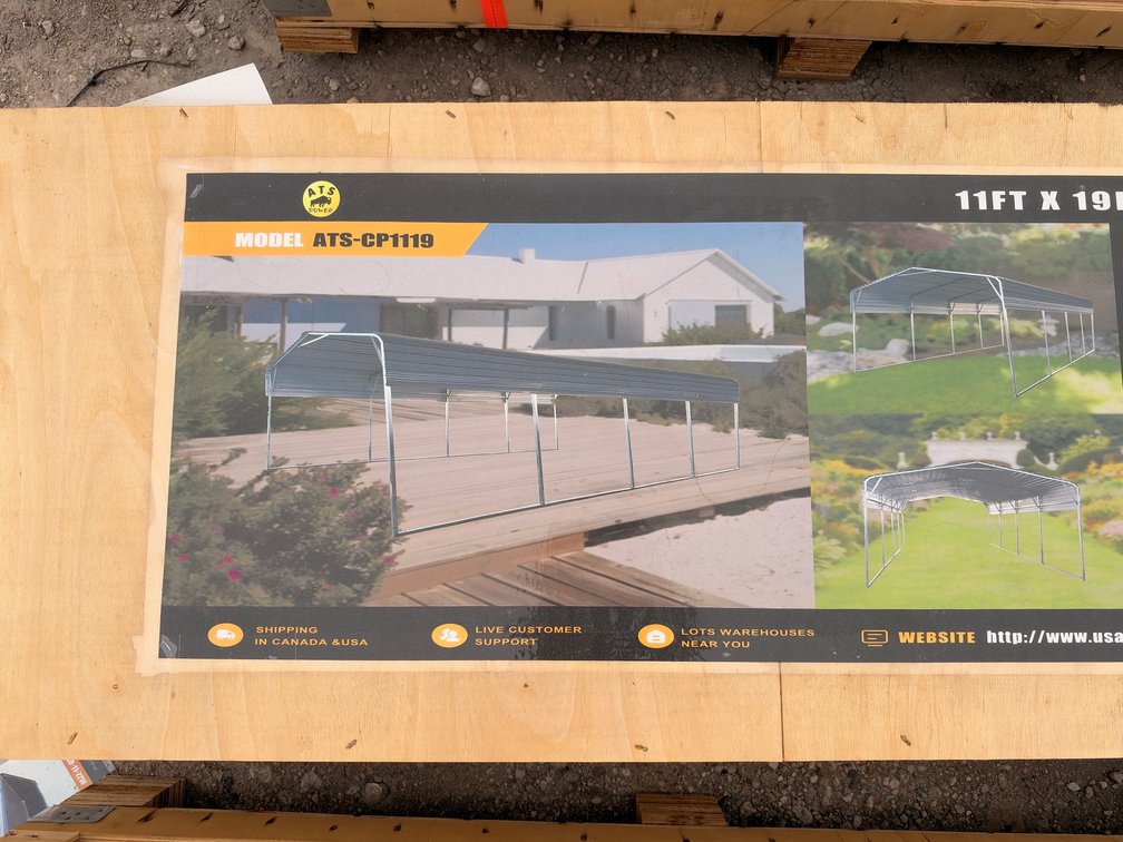 ATS Power ATS-CP1119 11 ft. x 19 ft. All Steel Carport