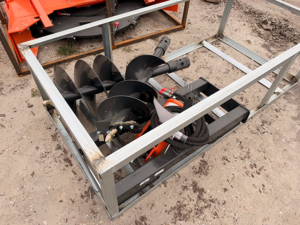 Wolverine ADB-13-1218R Auger Drive & Bit Attachment for Skid Steer Loaders