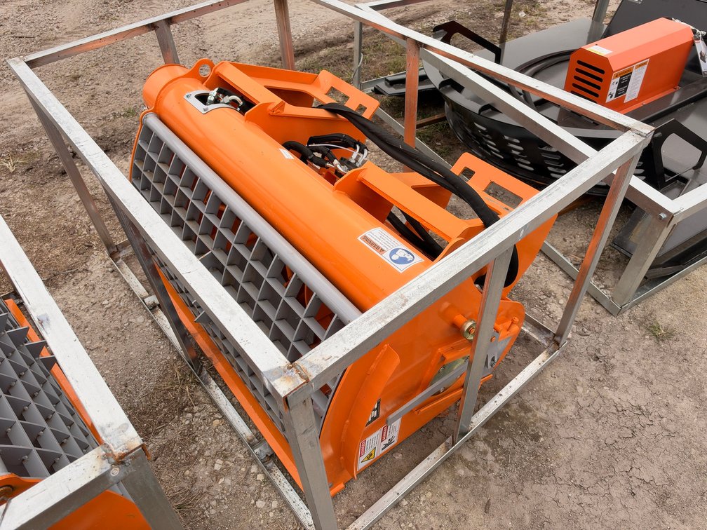 LandHonor DCM-11-250G Double Discharge Concrete Mixer Attachment for Skid Steers