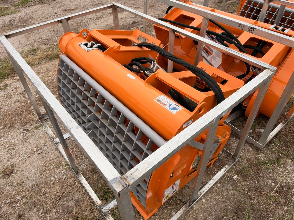 LandHonor DCM-11-250G Double Discharge Concrete Mixer Attachment for Skid Steers