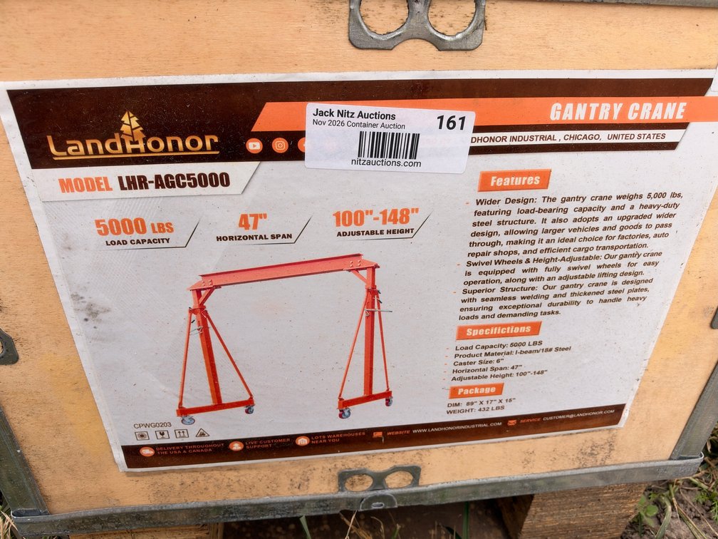 LandHonor LHR-AGC5000 Gantry Crane