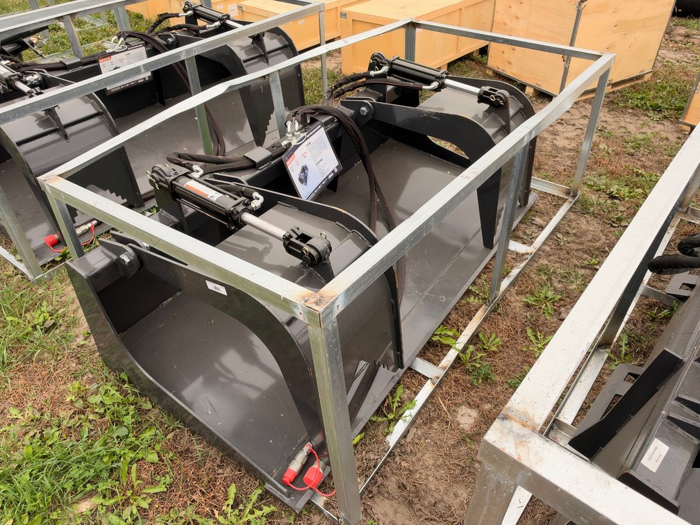 Wolverine GB-11-72W Grapple Bucket Attachment for Skid Steers