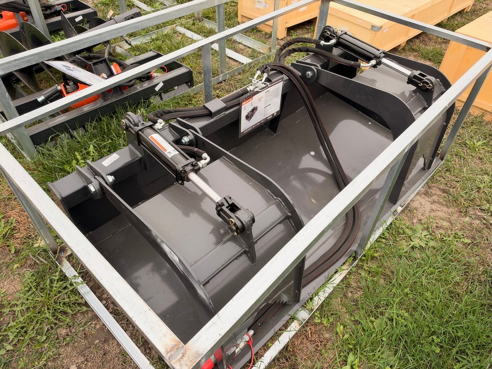 Wolverine GB-11-72W Grapple Bucket Attachment for Skid Steers