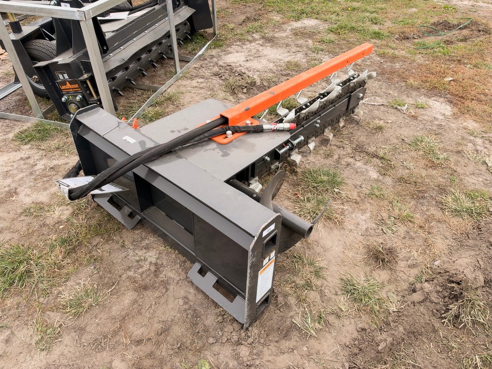 Wolverine TCR-12-48H Trencher Attachment for Skid Steer Loaders