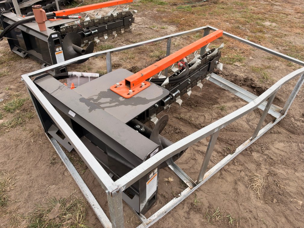 Wolverine TCR-12-48H Trencher Attachment for Skid Steer Loaders