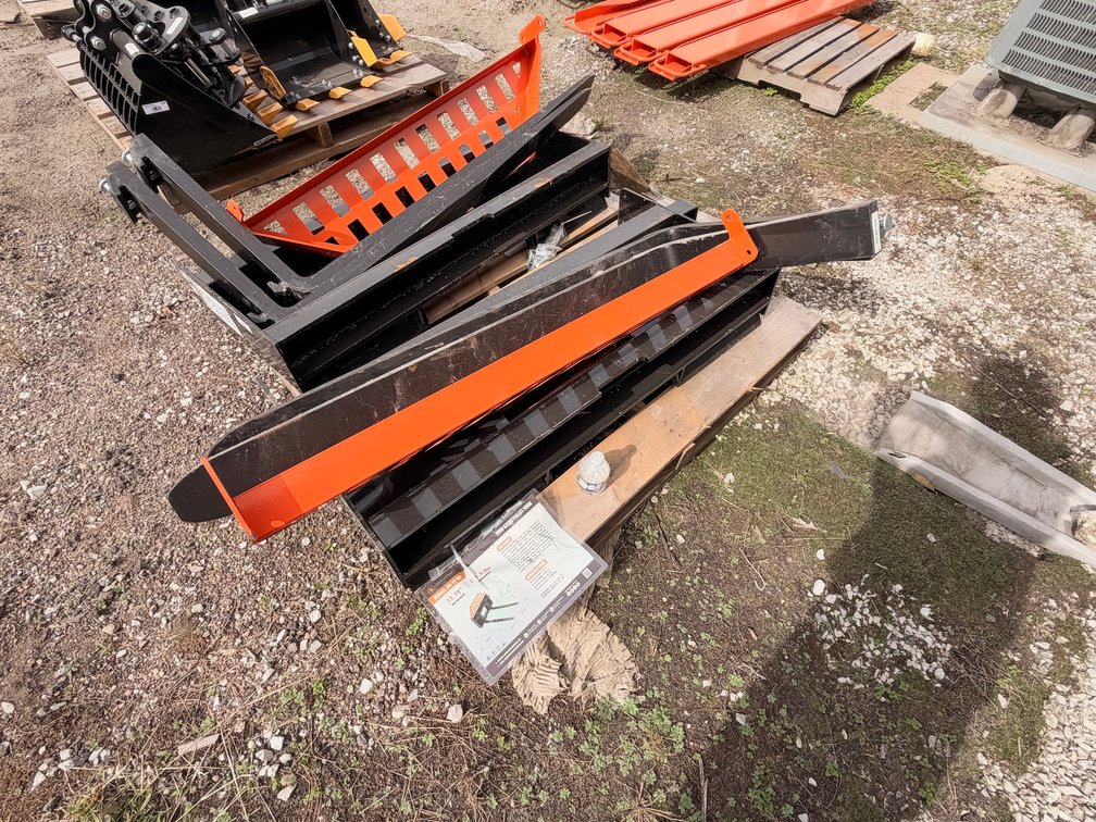 Wolverine FK-11-48W Skid Steer Pallet Fork Attachment with (2) Forks