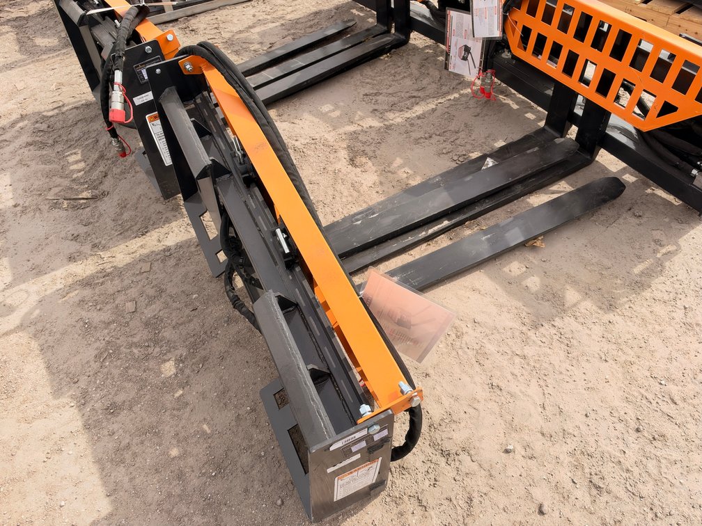 LandHonor HPF-11-3000G Heavy Duty Hydraulic Fork Frame & Forks Attachment for Skid Steers