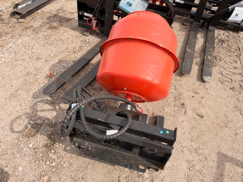 SDLANCH Mixing Drum  Attachment for MINI Skid Steers