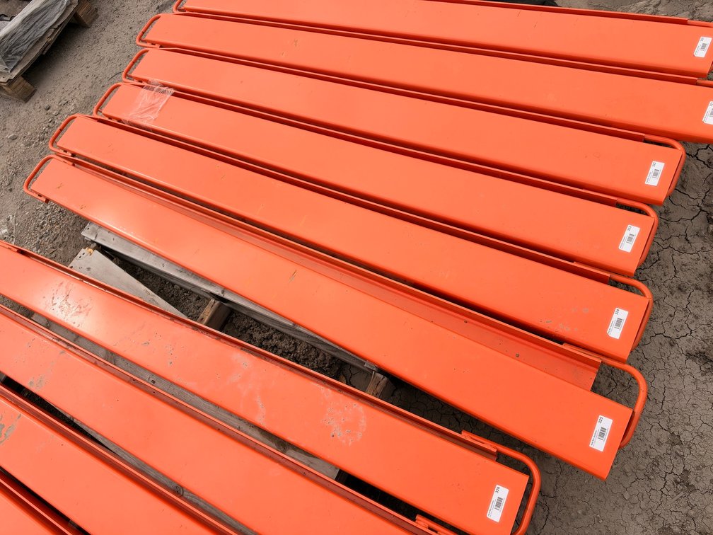 Pair of (2) Wolverine EX-66-84L Pallet Fork Extensions