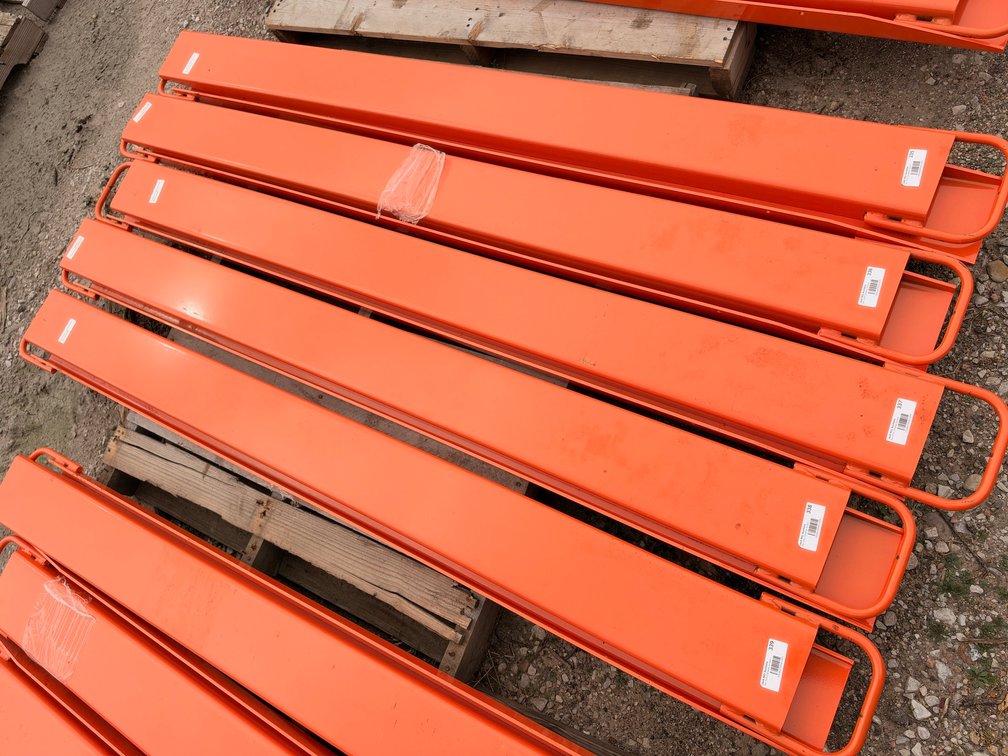 Pair or (2) Wolverine EX-66-78L Pallet Fork Extensions