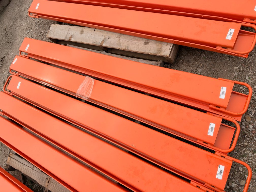 Pair or (2) Wolverine EX-66-78L Pallet Fork Extensions