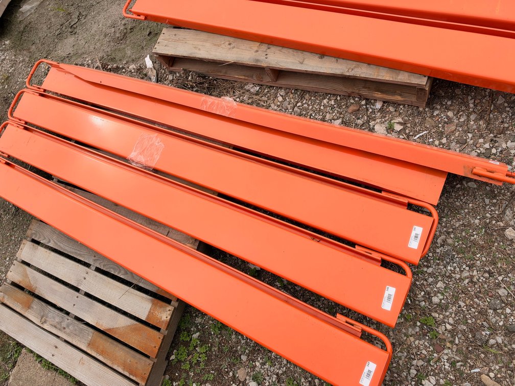 Pair of (2) Wolverine EX-66-84L Pallet Fork Extensions