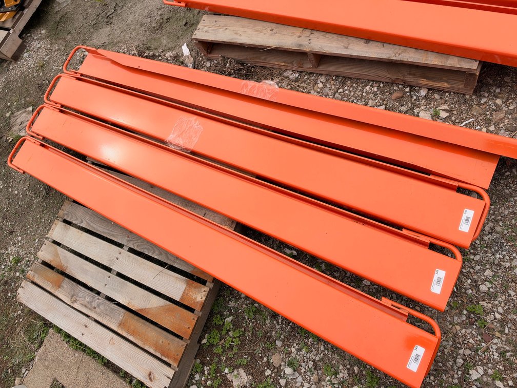 Pair of (2) Wolverine EX-66-84L Pallet Fork Extensions