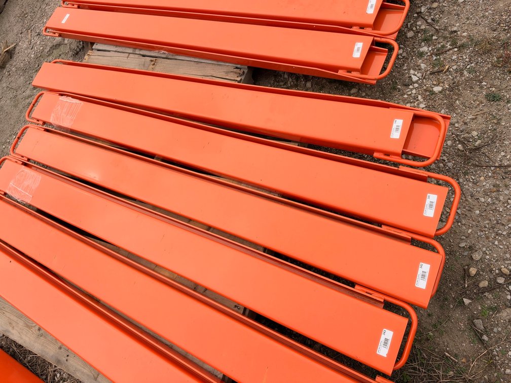 Pair or (2) Wolverine EX-66-78L Pallet Fork Extensions