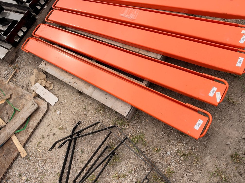 Pair of (2) Wolverine EX-66-84L Pallet Fork Extensions
