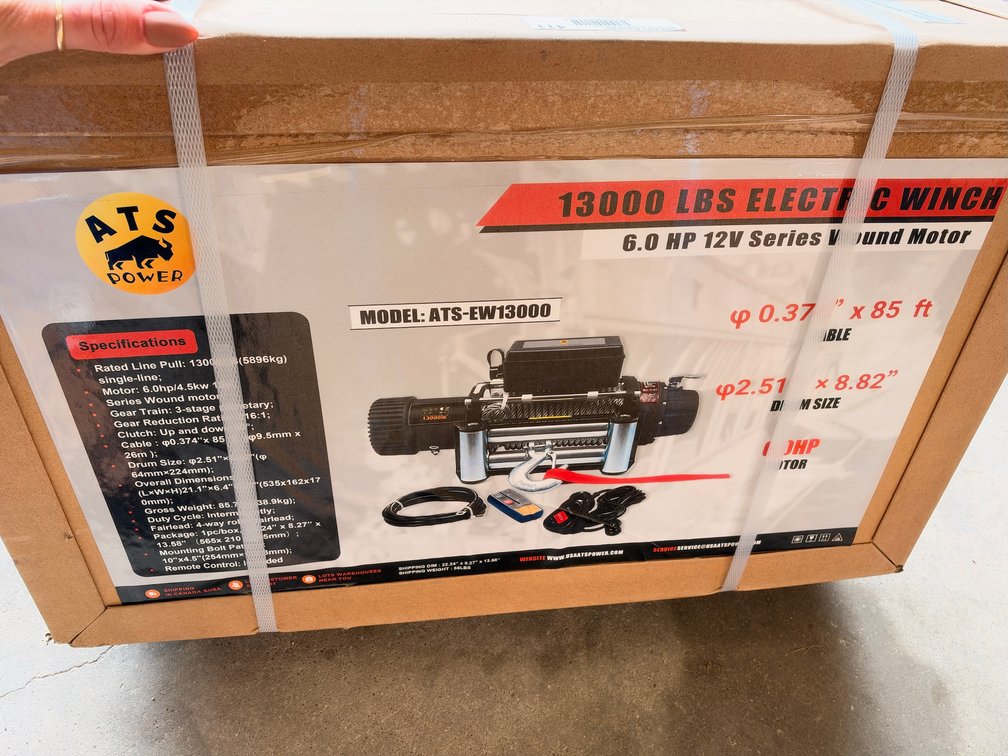 ATS Power ATS-EW13000 13,000 lb. Electric Winch
