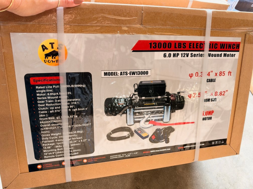 ATS Power ATS-EW13000 13,000 lb. Electric Winch