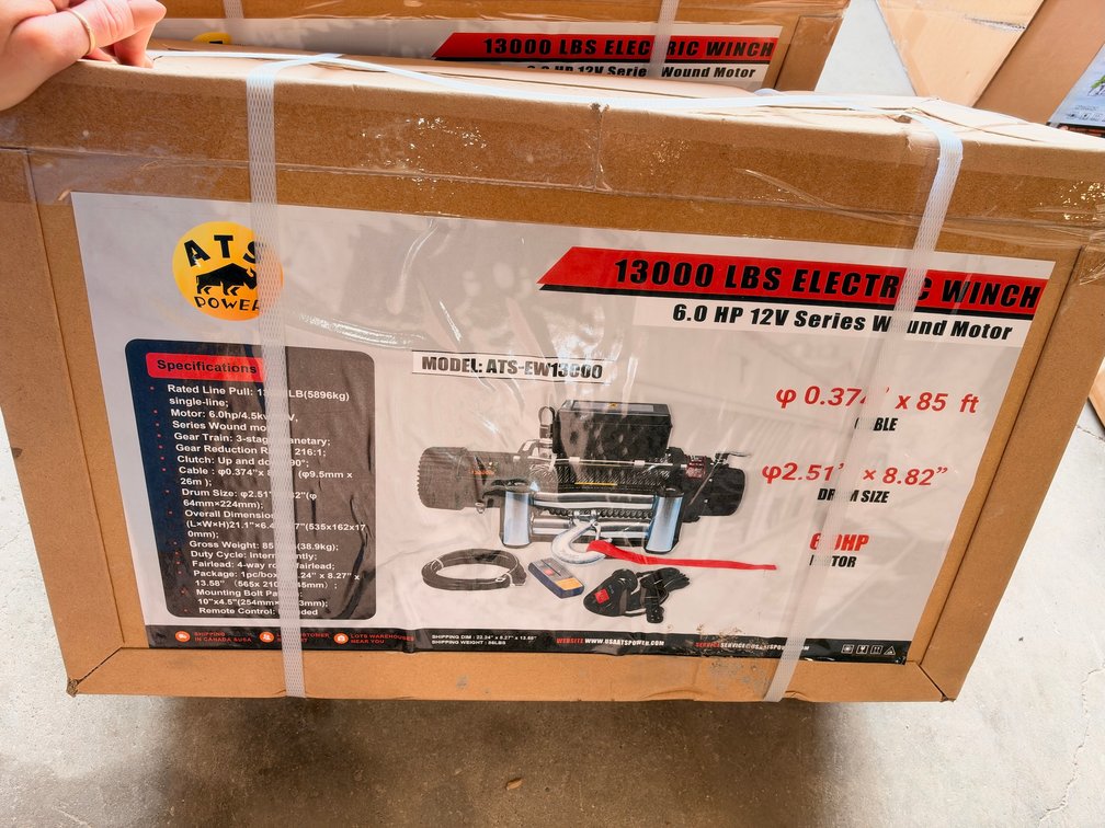 ATS Power ATS-EW13000 13,000 lb. Electric Winch