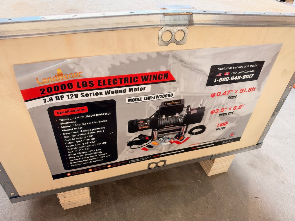 LandHonor LHR-EW20000 20,000 lb. Electric Winch