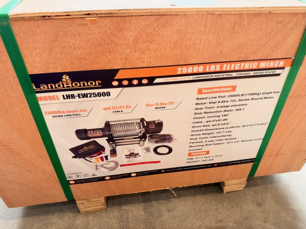 LandHonor LHR-EW25000 25,000 lb. Electric Winch