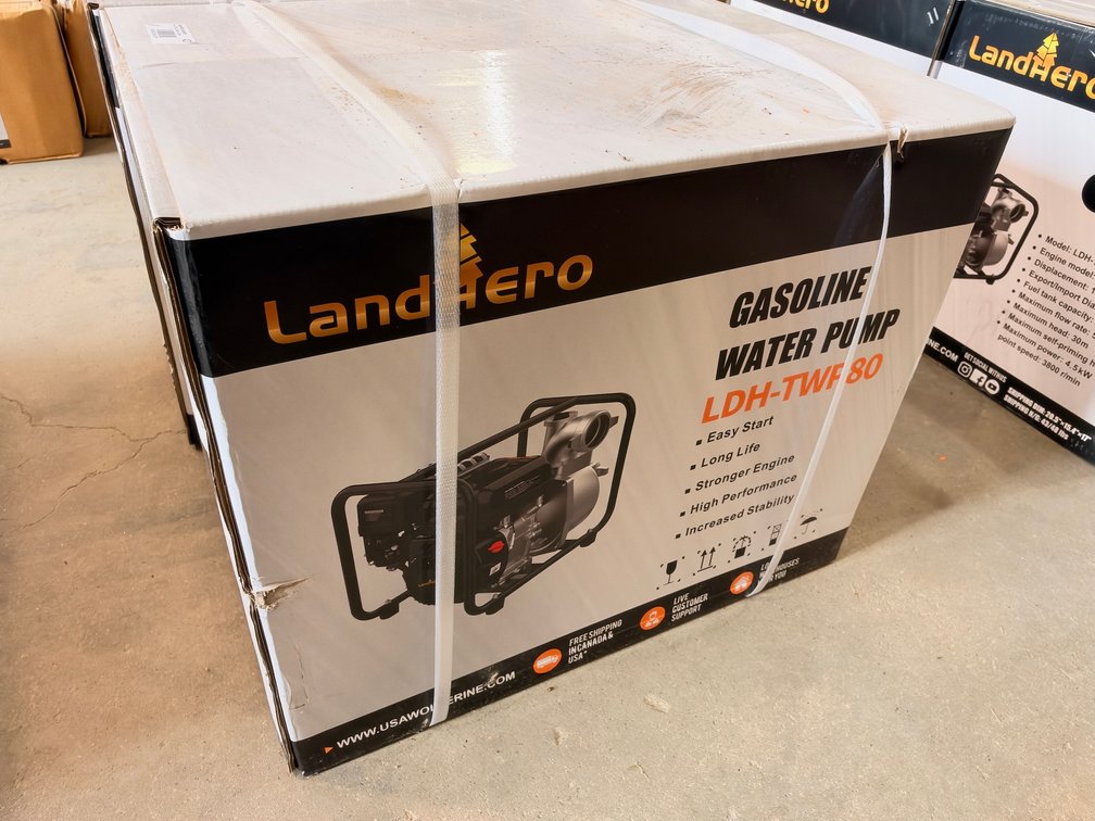 LandHero LDH-TWP80 3 inch Semi-Trash Water Pump